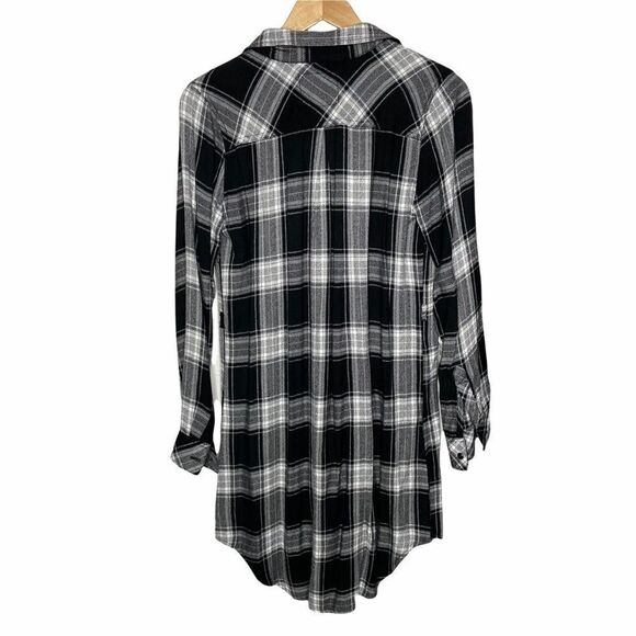 HP 🔥 RAILS | Sawyer Plaid Long Sleeve Button Down Shirt Dress - Picture 4 of 7